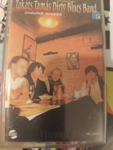 Takács Tamás dirty blues band Indulok tovább kazetta 1996