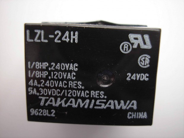Takamisawa bistabil rel , 12 -24 V DC , 5 A , 1 vlt rintkez