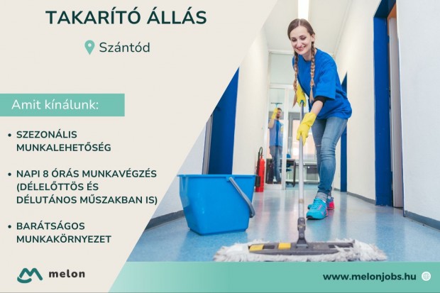 Takarító álláslehetőség