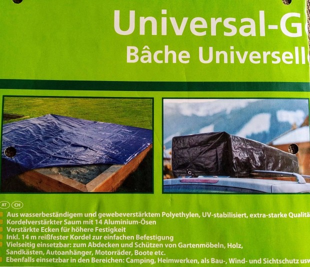 Takar� Ponyva. KERTI B�tor V�d�huzat Sokf�le Sok K�p 2x3m ,2 db van