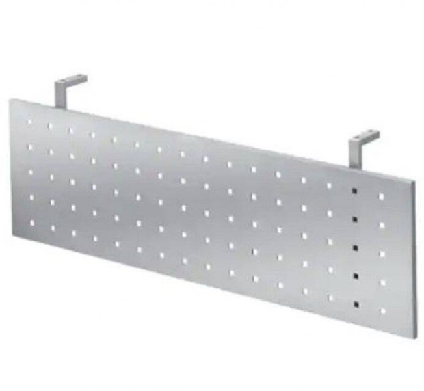 Takarólap irodai asztalhoz, ezüst, 682 x 350 mm Hammerbacher,Új