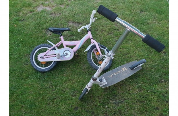Take Off 14 gyerek bicikli + Urban XL roller egytt fellelt Ingyen GLS