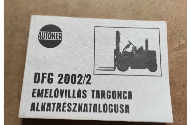 Takraf DFG 2002/2 emelvills targonca alkatrszkatalgus