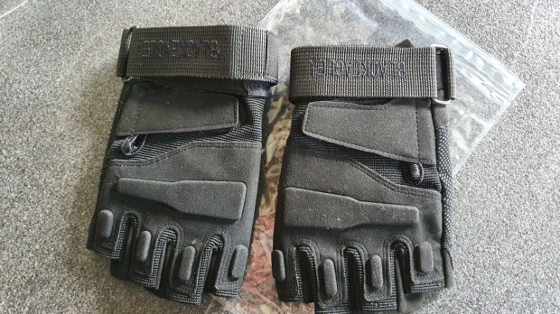 Taktikai military ujjatlan sport rövid ujjú motoros kesztyű airsoft L