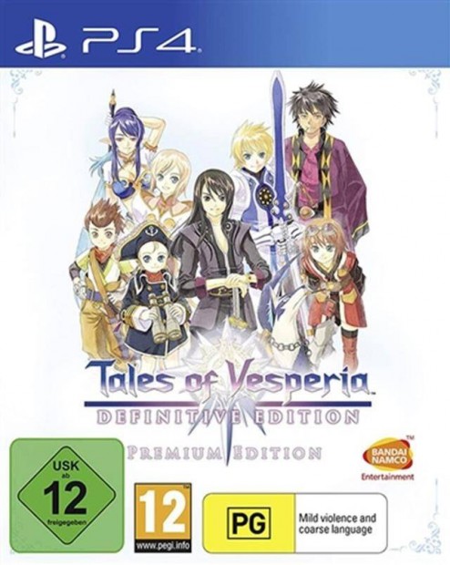 Tales Of Vesperia Premium Ed. 4 Cdsartbookartcards4 Pinssteelbook ered