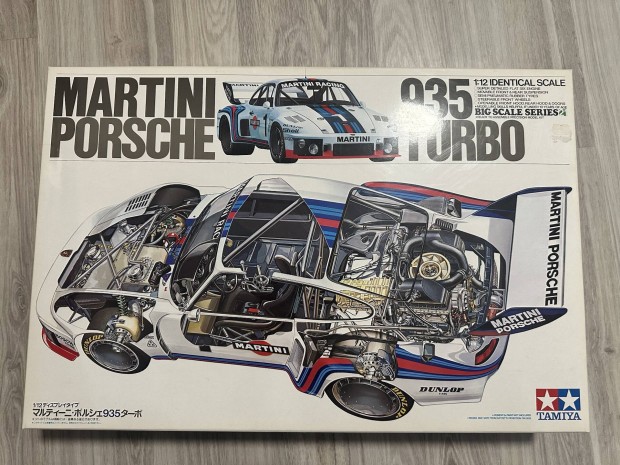 Tamiya 12023 1/12 Porsche 935 Martini Big Scale makett ptkszlet