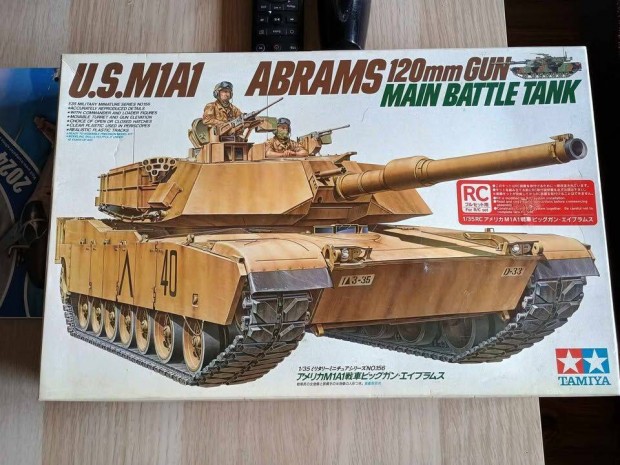 Tamiya 1/35 RC US M1A1 Abrams rdiirnytsu