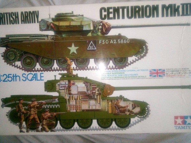 Tamiya British Army Centurion Mk III 1:25 makett