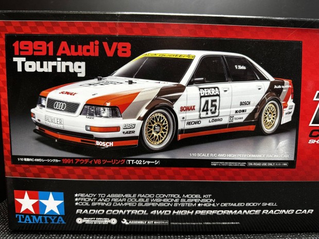 Tamiya TT-02 Audi V8 Touring 58682 gyri vezrlvel