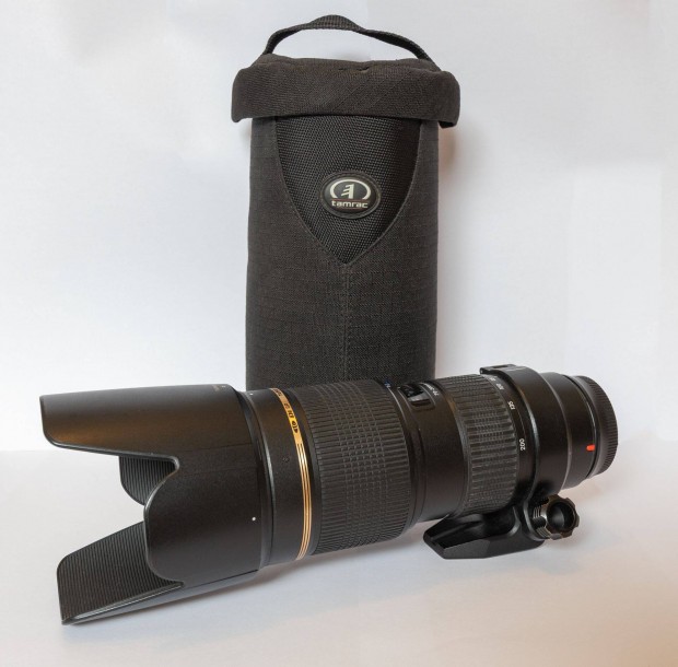 Tamron 70-200 F2,8 objektív táskával, "Sony A bajonett"