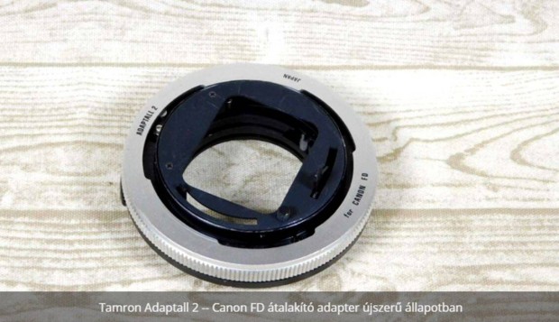 Tamron Adaptall 2 - Canon FD talakt adapter jszer llapotban