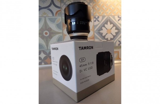 Tamron SP 45mm f/1.8 Di VC USD (Nikon) objektv elad
