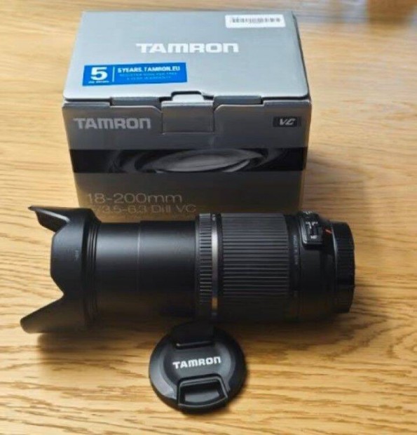 Tamron / Canon 18 - 200 mm Foxpost egyeztets utn!