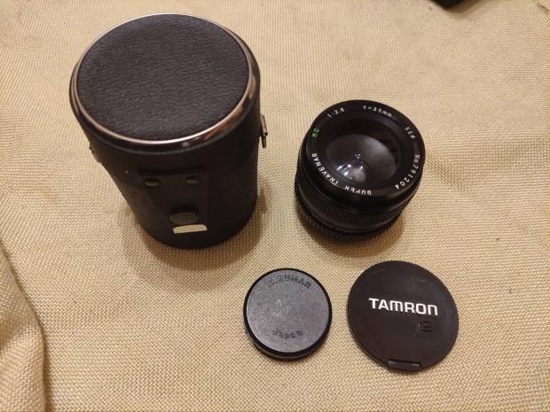 Tamron f:35 mm, 1.2.8 fnyerej M42 es nagyltszg objektv 