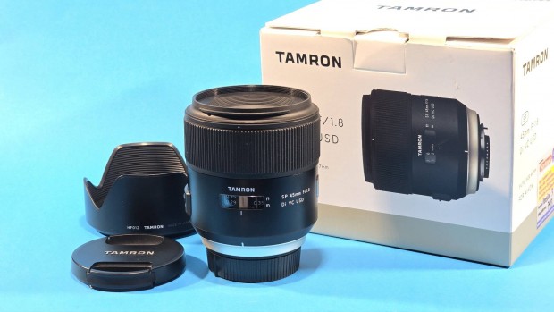 Tamron sp 1.8/45mm di VC usd objektv nikon 45mm friss Firmware 