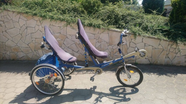 Tandem trike, rekumbens