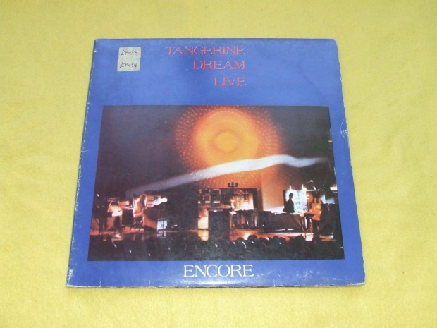 Tangerine Dream: Encore - Live - dupla bakelit lemez elad!