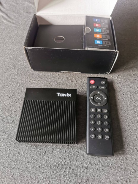Tanix X4 Pro 4GB Ram 64GB Rom Android TV Box okosító
