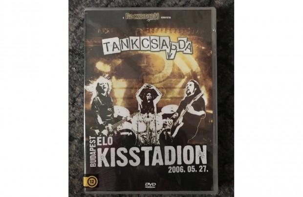 Tankcsapda Budapest l Kisstadion 2006 DVD bontatlan,Posta is,Ritka