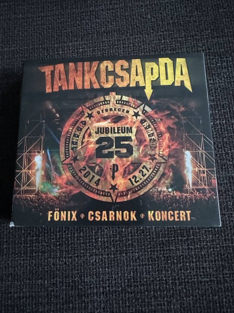 Tankcsapda Fnix Koncert 25 dvd 4 db