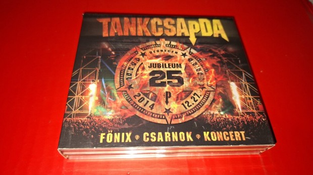 Tankcsapda Jubileum 25 Fnix Csarnok koncert 2 Cd 2 Dvd