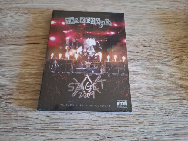 Tankcsapda Sziget 2009 25 éves jubileumi koncert 2 DVD lemez! Új