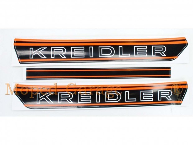 Tankmatrica Kreidler 3 darab Fekete/Narancs Florett RS RMC-hez