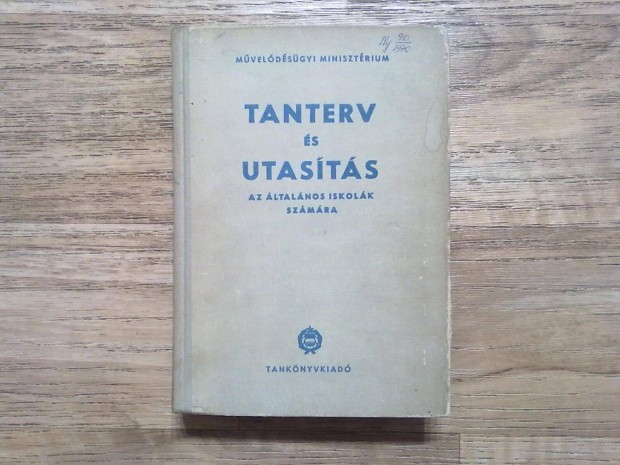 Tanterv s utasts az ltalnos iskolk rszre