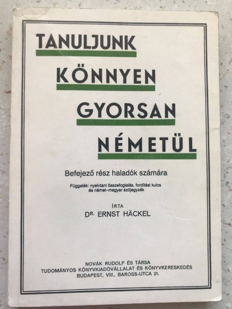 Tanuljunk knnyen, gyorsan nmetl befejez rsz