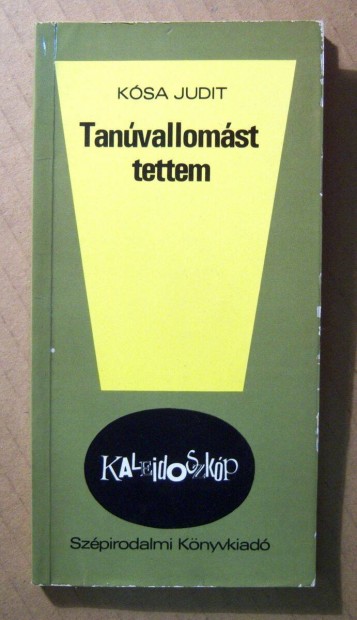 Tanvallomst Tettem (Ksa Judit) 1979 (foltmentes) 7kp+tartalom