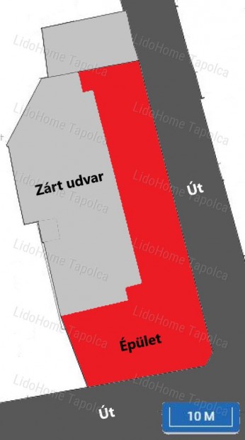 Tapolca kzpontjban kivl lehetsggel zleti ingatlan elad!