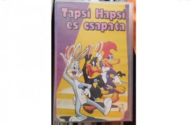 Tapsi Hapsi és csapata műsoros VHS kazetta