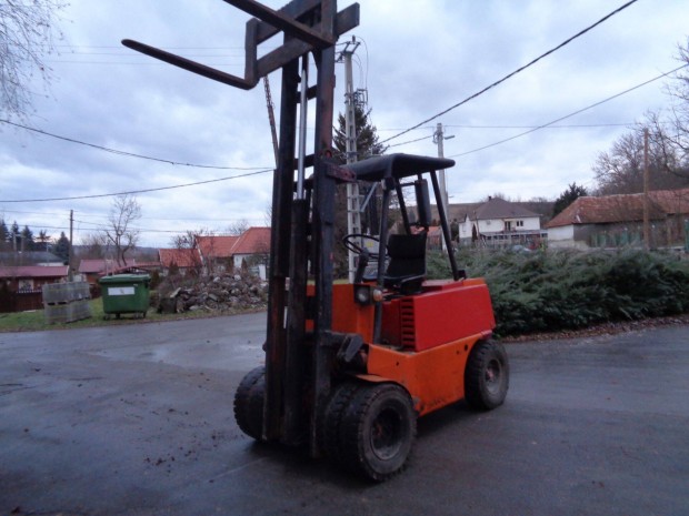 Targonca desta 3.5T-ás disel dupla kerekes targonca