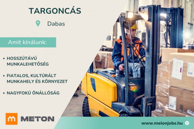 Targoncás álláslehetőség