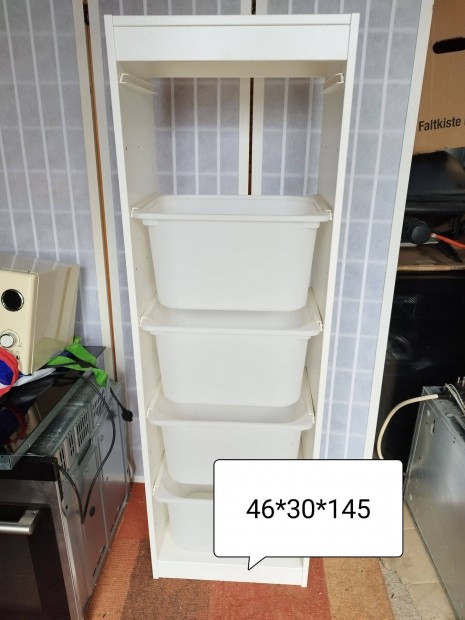 Trolkomb+dobozok, fehr/fehr, 46x30x145 cm IKEA Trofast