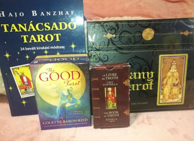 Tarot krtya csomag, jskrtya, knyv + jvi meglepets :)