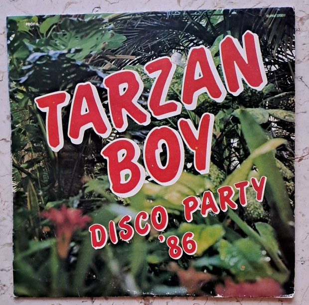 Tarzan Boy disco vlogats bakelit lemezen