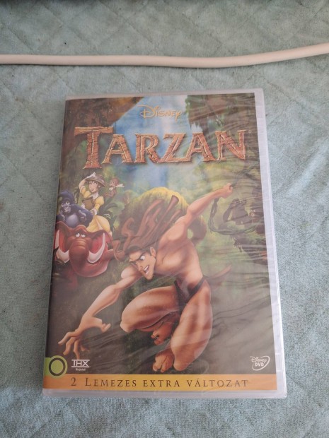 Tarzan DVD Mese dupla lemezes 2 lemezes bontatlan flis