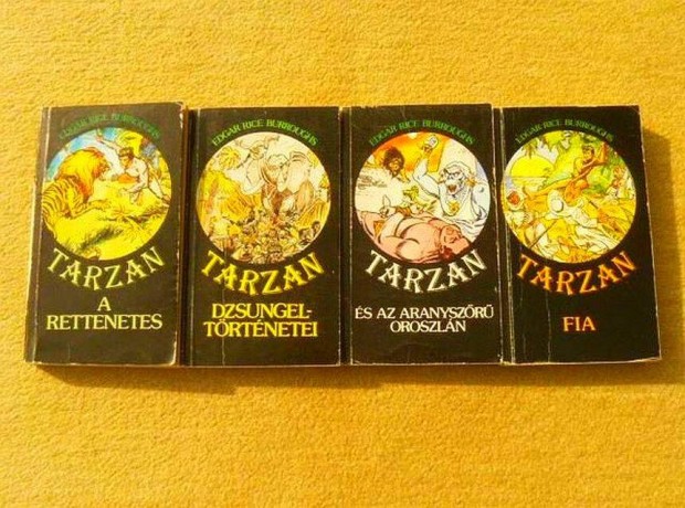 Tarzan knyvek - Edgar Rice Burroughs - 4 ktet