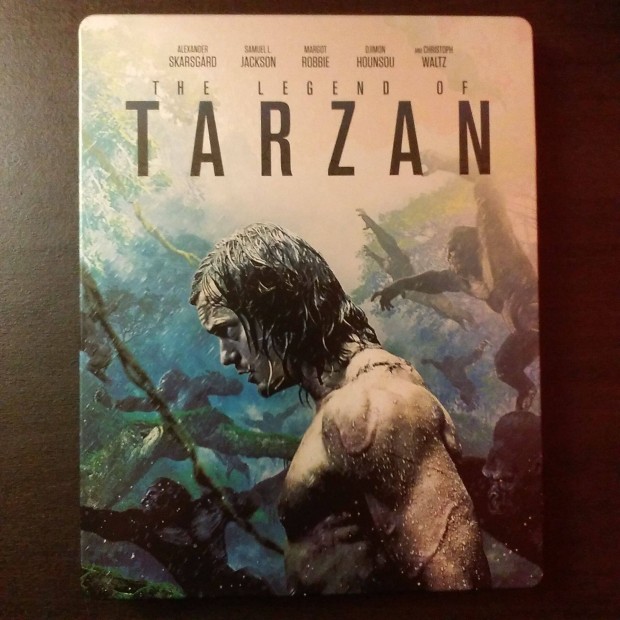 Tarzan steelbook blu-ray, duplalemezes 3d+2d