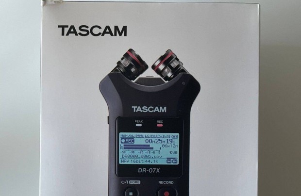 Tascam - DR-07X Hordozhat 2 csatorns sztere rgzt