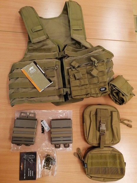 Tasmanian tiger Molle mellny, PLATE Carrier