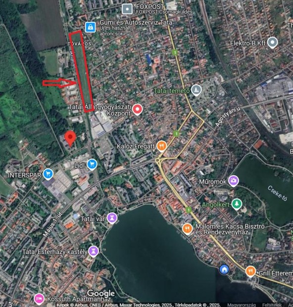 Tata, építési telek eladó