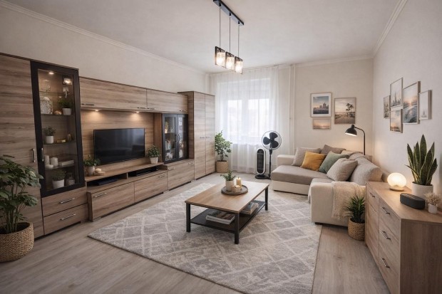 Tatab�nya, 2 szob�s  t�gla lak�s elad�