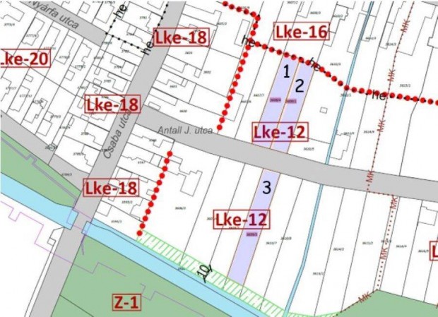 Tatabnya, Alsgalla ptsi telkek eladk, 3db