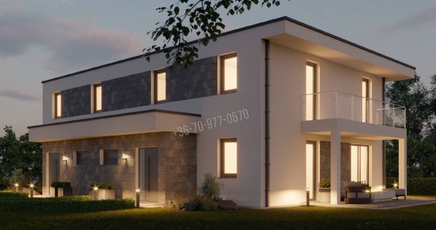 Tatán a Császárkertben, új építésű ikerház ( 2 db. 132m2-es ingatlan )