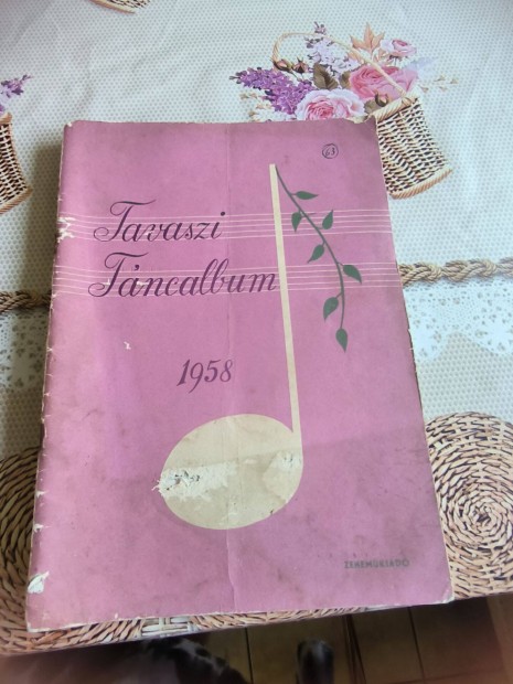 Tavaszi Tncalbum 1958 kottaknyv elad!