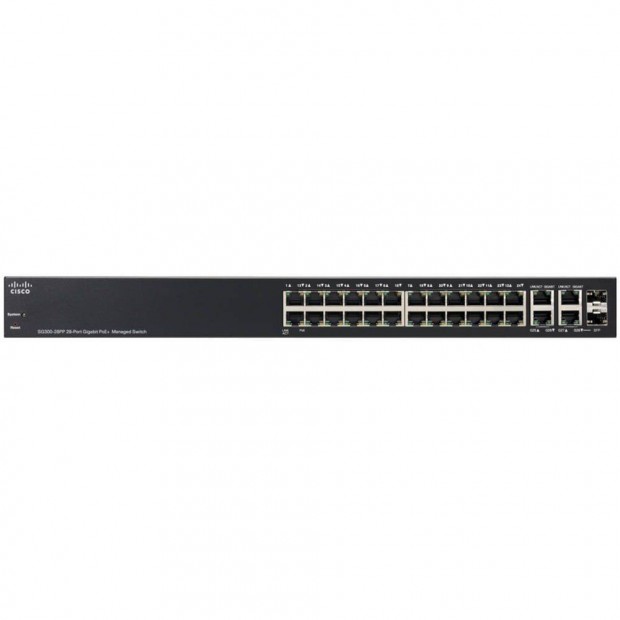 Tavaszra! Cisco SG300-28PP-K9 Gigabit POE+ switch szmlval, garanciv