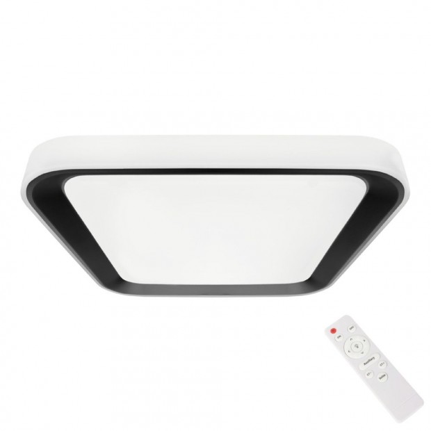 Tvirnyts mennyezeti LED lmpa 38W Milagro Quadro Black 38W 3000-6