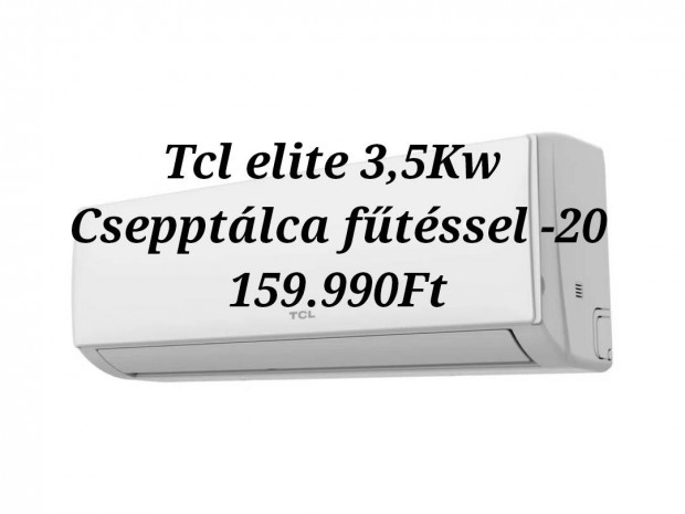 Tcl elite klma 3,5Kw Csepptlca ftssel-20